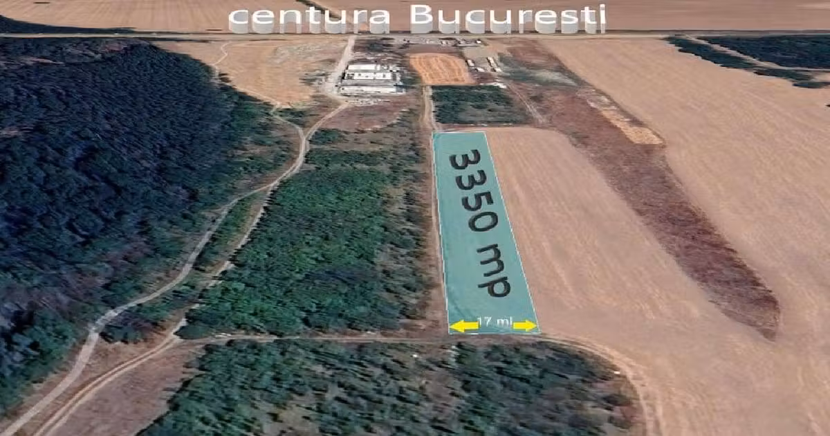 Teren de vânzare de 3350 mp, în Măgurele