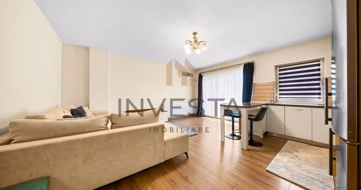 Apartament de vânzare cu 2 camere, mobilat în zona Bună Ziua, Cluj-Napoca