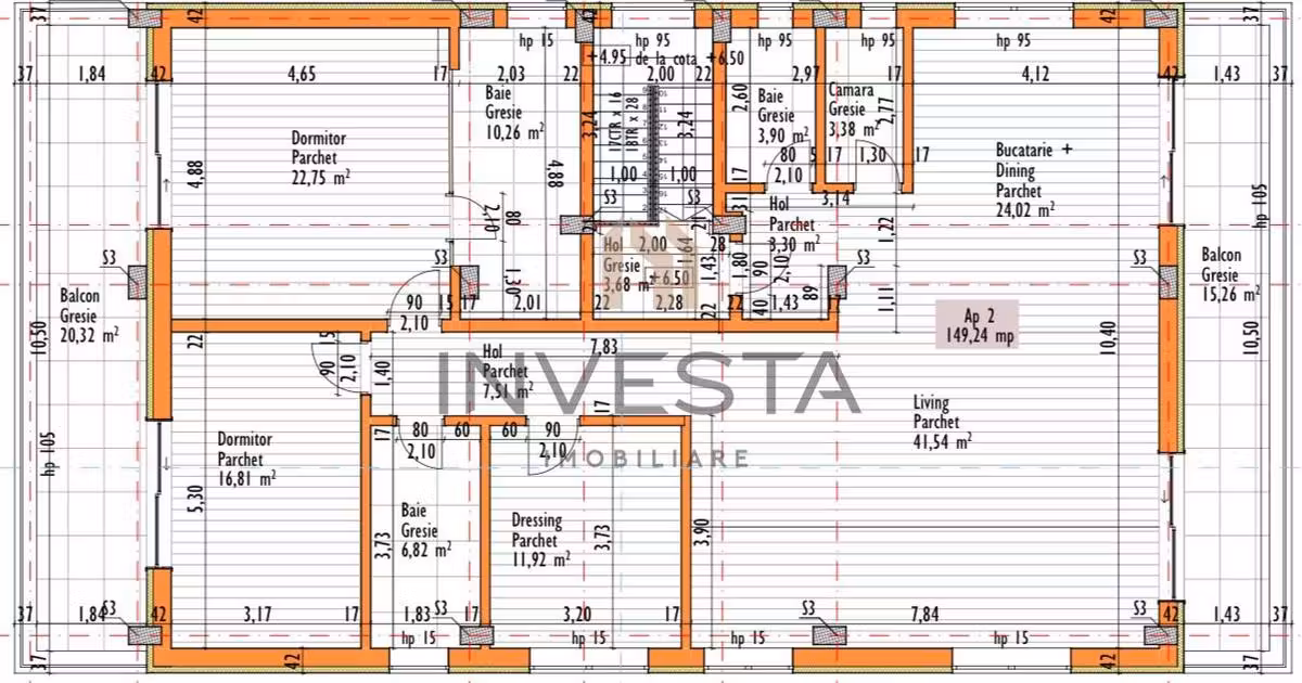 Penthouse de vânzare cu 4 camere în zona Europa, Cluj-Napoca