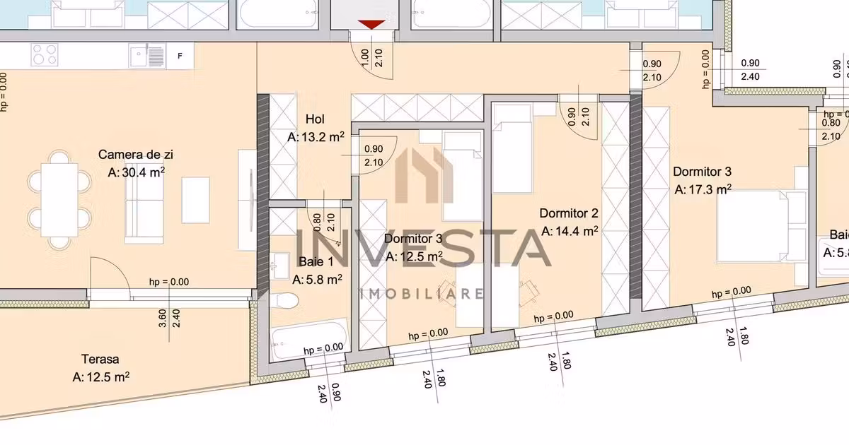 Apartament de vânzare cu 4 camere în zona Mărăști, Cluj-Napoca