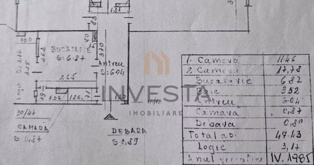 Apartament de vânzare cu 2 camere, mobilat în zona Între Lacuri, Cluj-Napoca