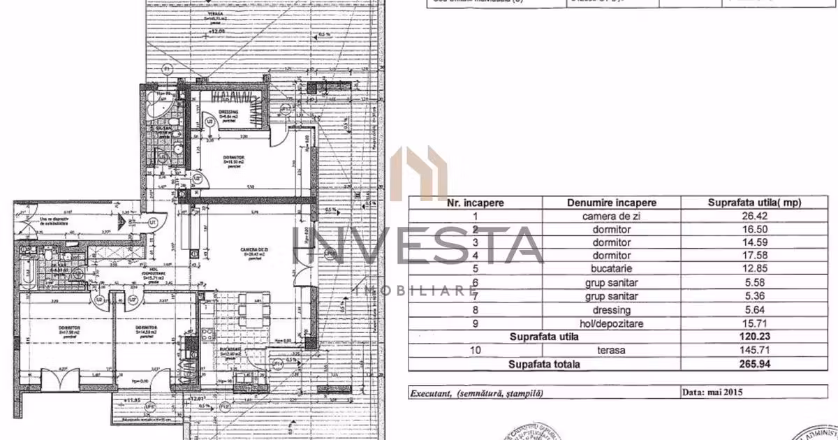 Apartament de vânzare cu 4 camere, mobilat în zona Gheorgheni, Cluj-Napoca