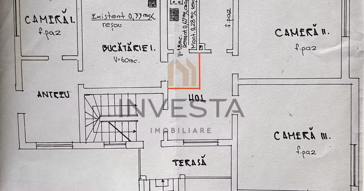 Apartament de vânzare cu 4 camere, mobilat în zona Andrei Mureșanu, Cluj-Napoca