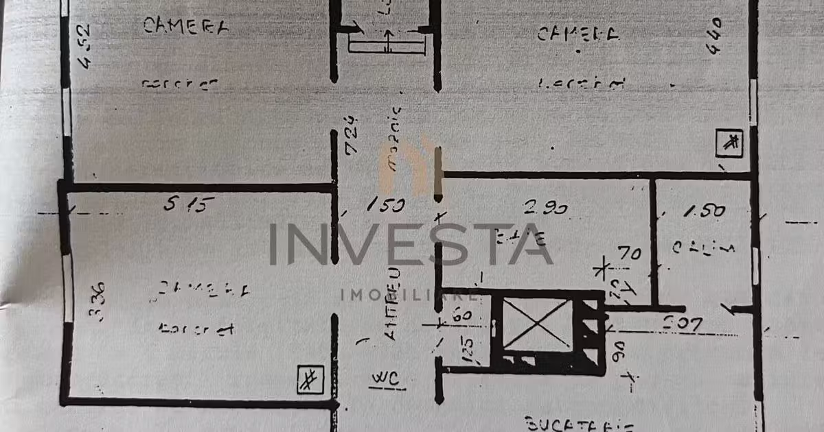 Apartament de vânzare cu 3 camere în zona Ultracentral, Cluj-Napoca
