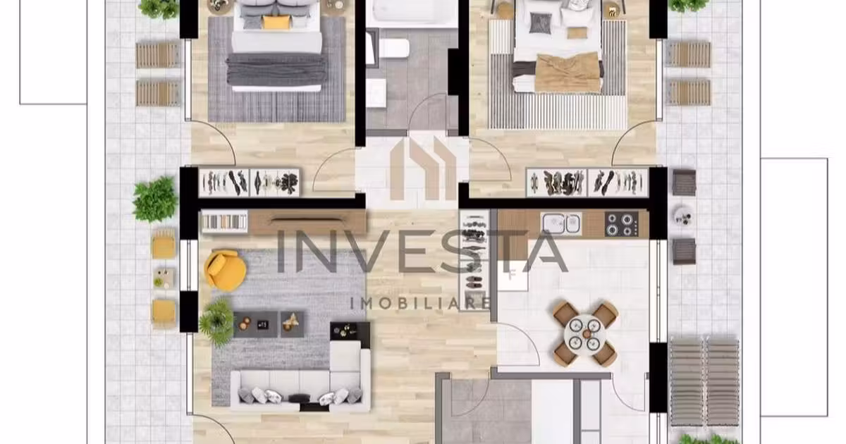 Apartament de vânzare cu 3 camere în zona Mărăști, Cluj-Napoca