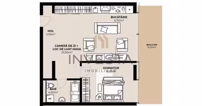 Apartament Dâmbul Rotund
