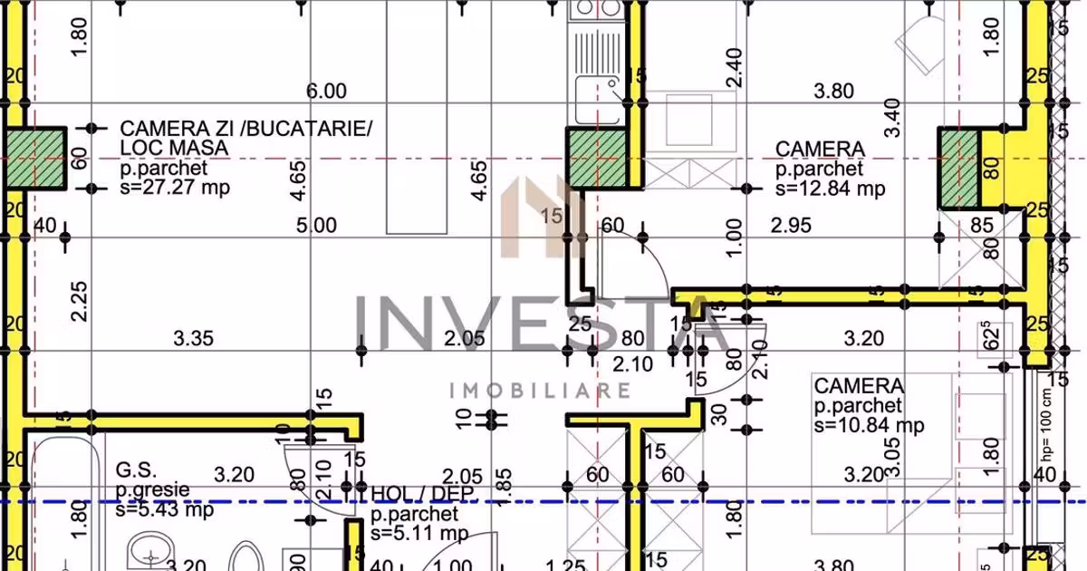 Apartament de vânzare cu 3 camere în zona Mărăști, Cluj-Napoca