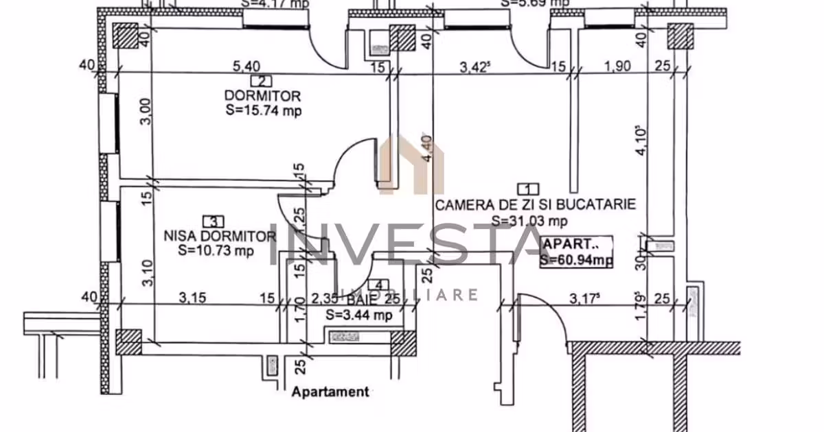 Apartament de vânzare cu 3 camere în zona Gheorgheni, Cluj-Napoca