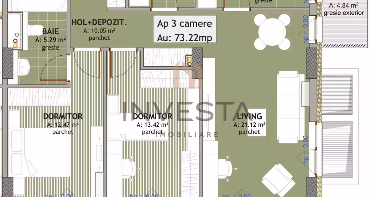 Apartament de vânzare cu 3 camere în zona Iris, Cluj-Napoca