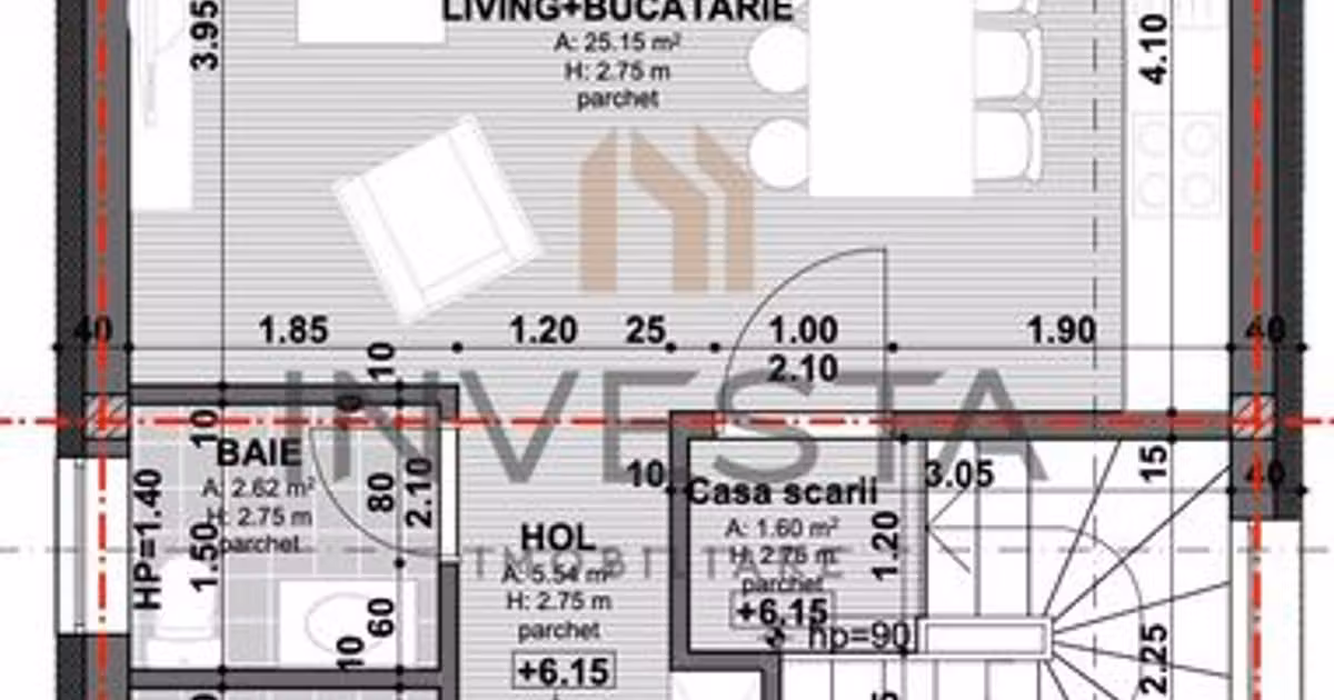 Apartament de vânzare cu 3 camere în zona Andrei Mureșanu, Cluj-Napoca
