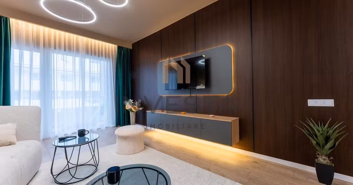 Apartament de vânzare cu 2 camere, mobilat în Florești