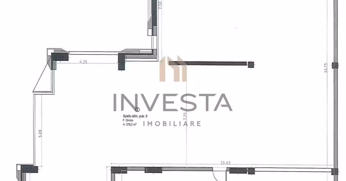 Spațiu comercial de vânzare de 358.6 mp, în zona Gheorgheni, Cluj-Napoca