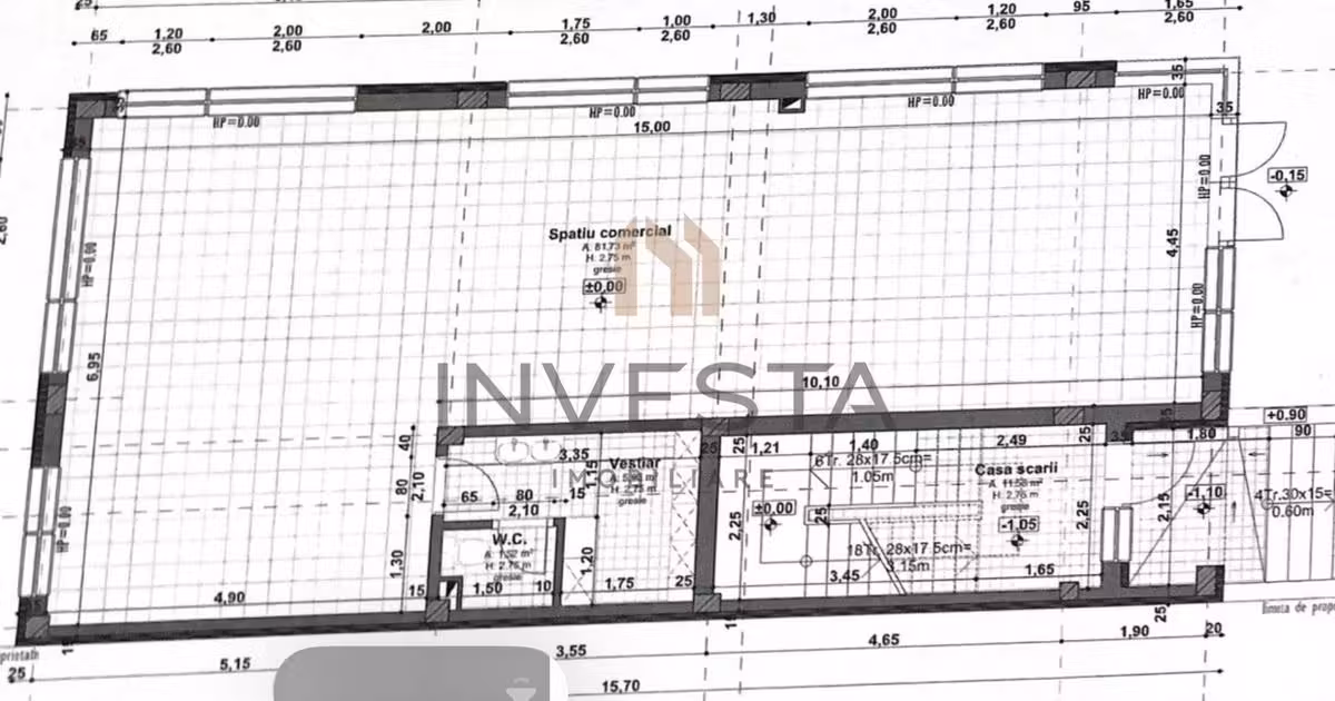 Spațiu comercial de vânzare de 89 mp, în zona Între Lacuri, Cluj-Napoca