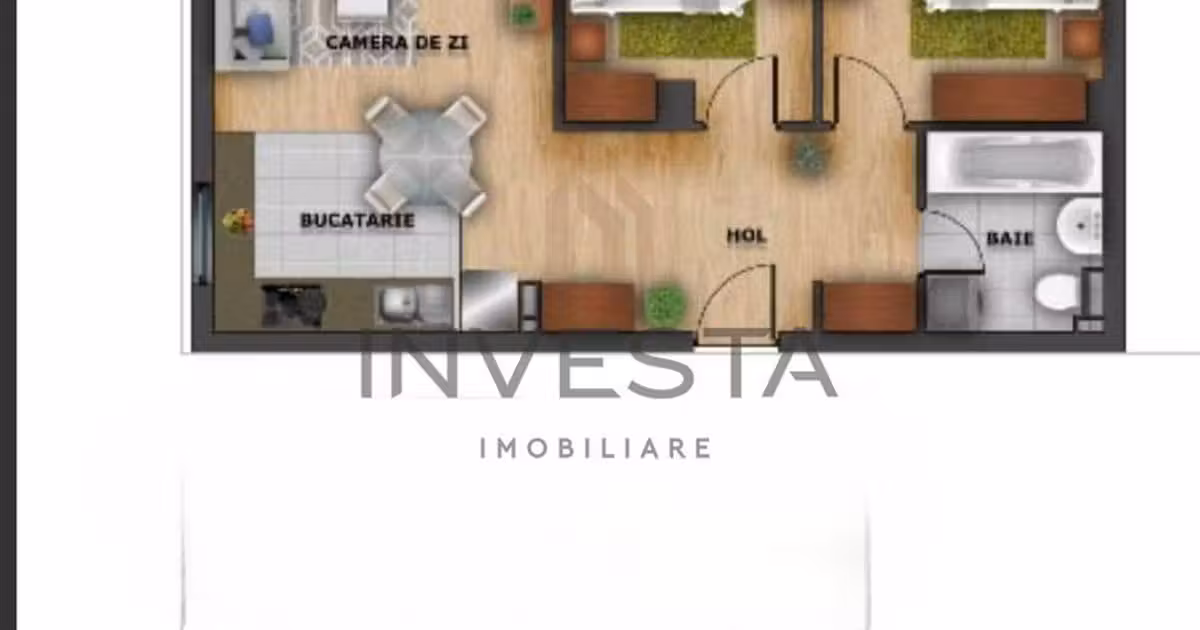 Apartament de vânzare cu 3 camere, mobilat în zona Europa, Cluj-Napoca