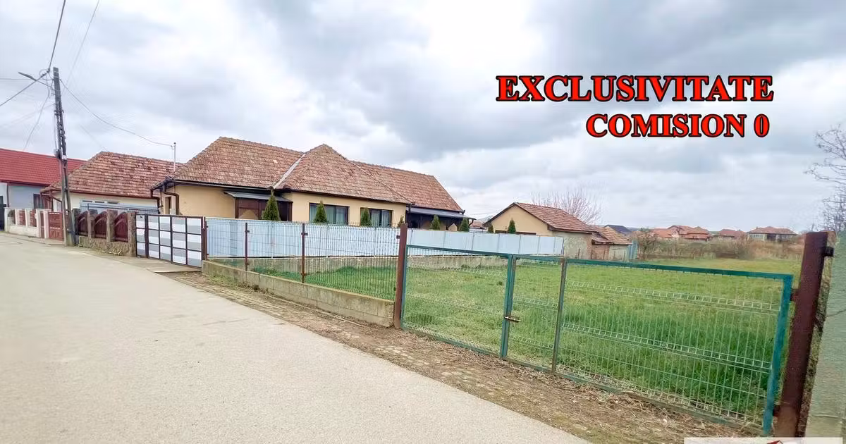 Teren Construcții intravilan de vânzare de 1708 mp, în Crăciunelu de Jos
