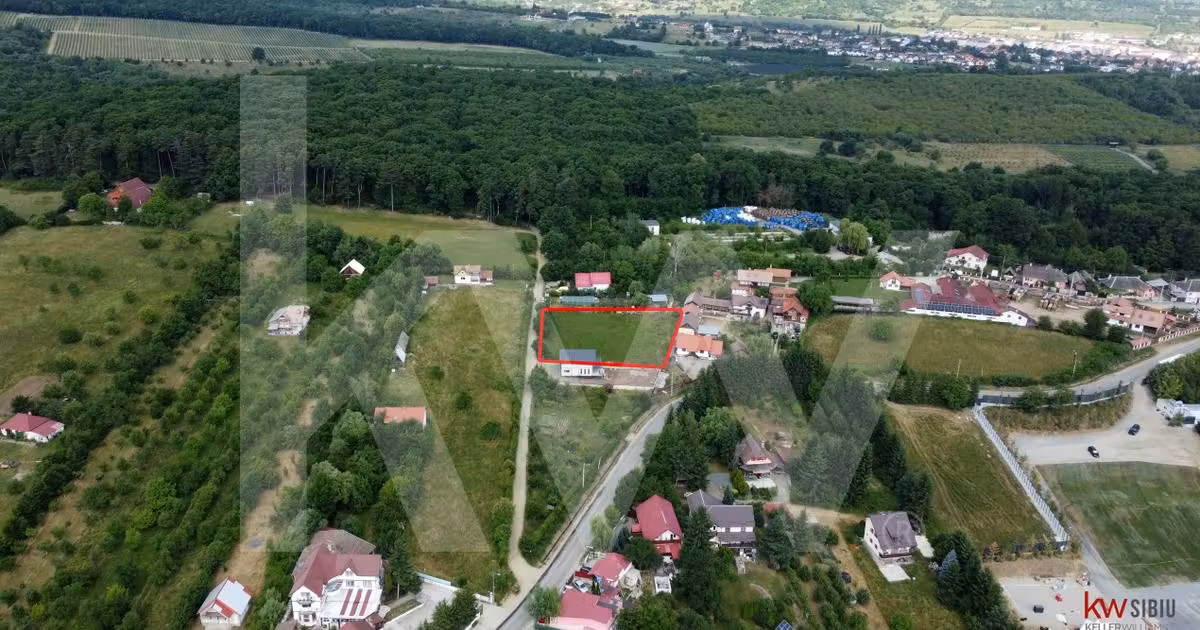 Teren Construcții intravilan de vânzare de 1000 mp, în Cisnădie
