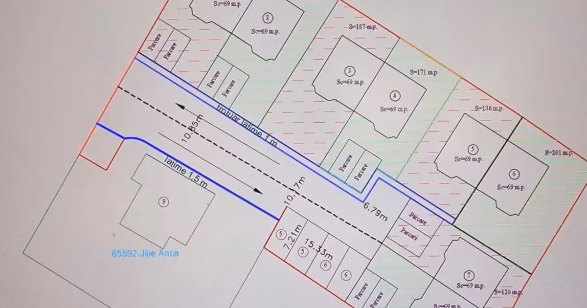 Duplex de vânzare cu 3 camere în Cătămărești-Deal