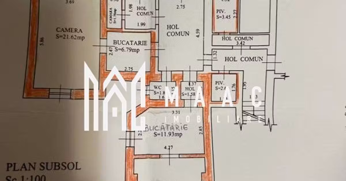 Apartament de vânzare cu 2 camere în zona Ultracentral, Sibiu