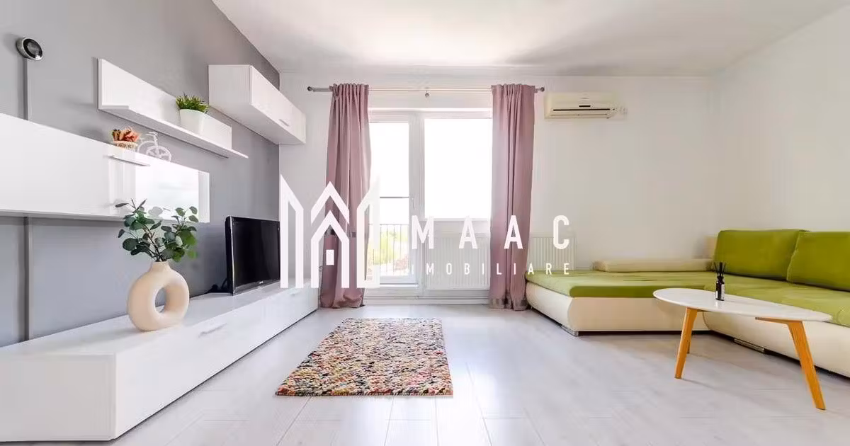 Apartament de vânzare cu 3 camere, mobilat în zona Ștefan cel Mare, Sibiu
