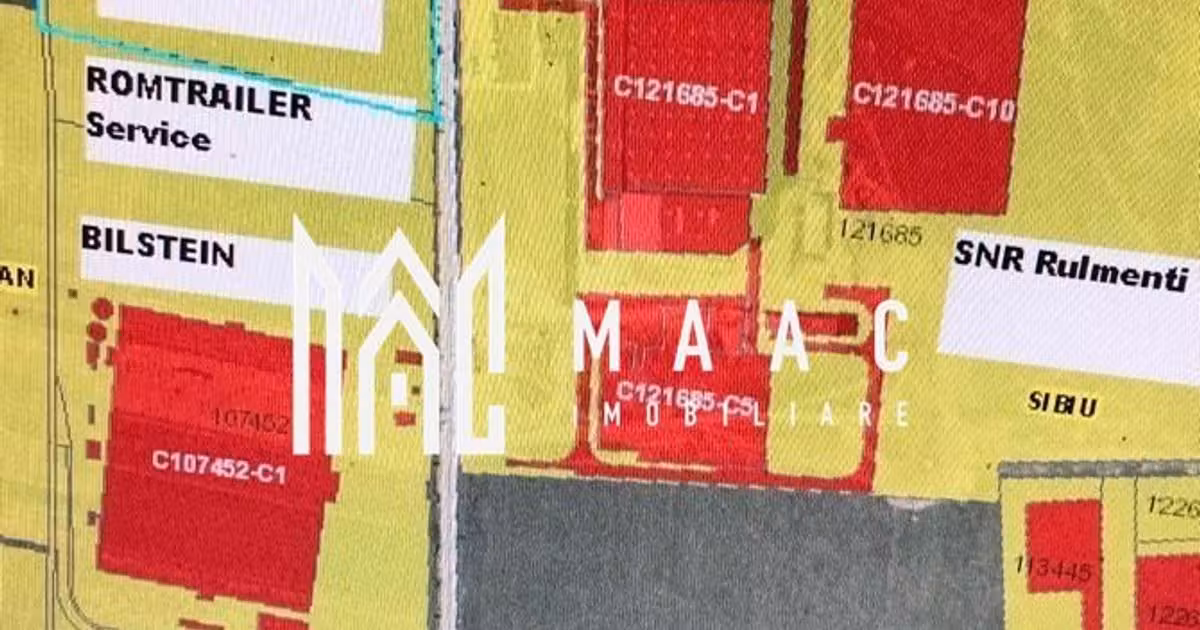 Teren Construcții intravilan de vânzare de 20800 mp, în zona Exterior Vest, Sibiu