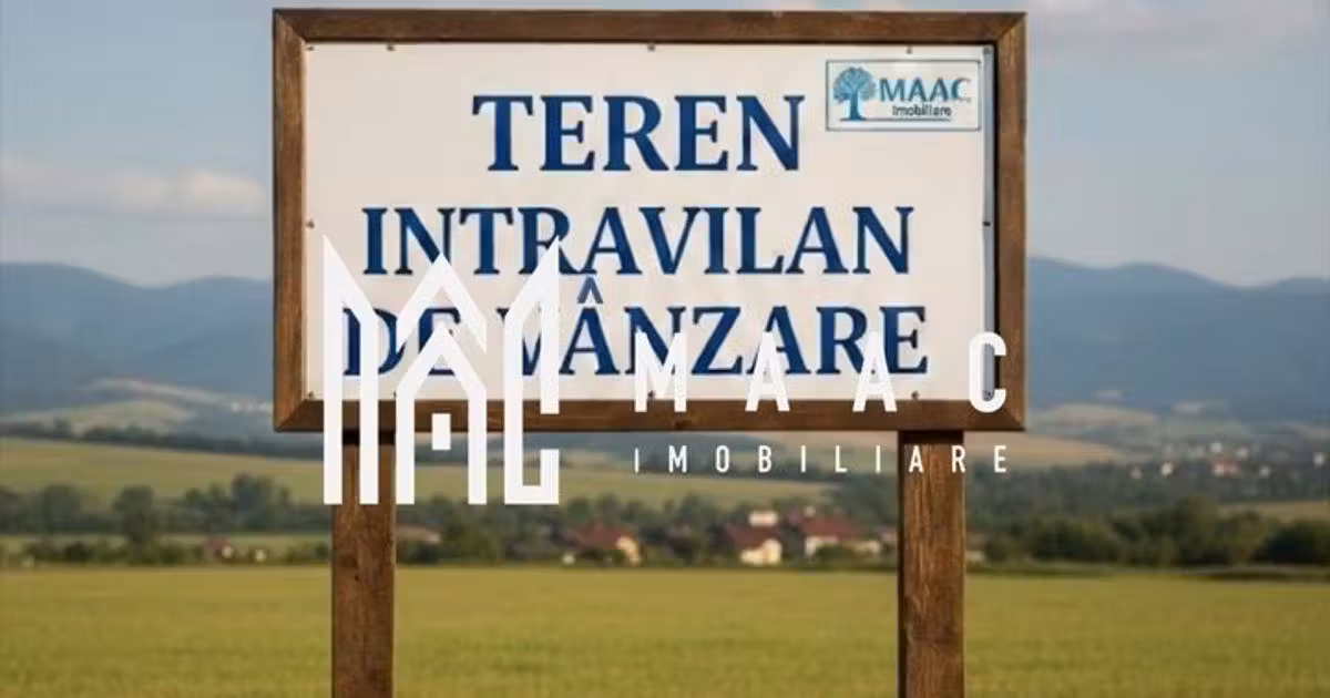 Teren Construcții intravilan de vânzare de 1900 mp, în Șura Mică