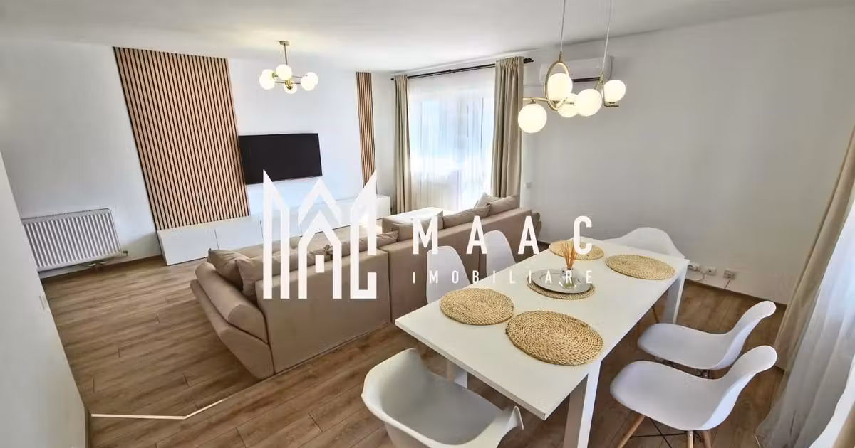 Apartament de vânzare cu 3 camere, mobilat în zona Hipodrom 3, Sibiu