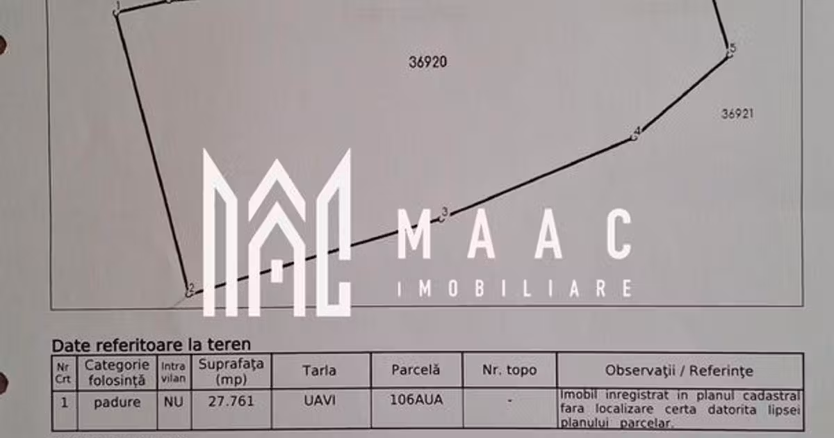 Teren extravilan de vânzare de 140000 mp, în Berislăvești
