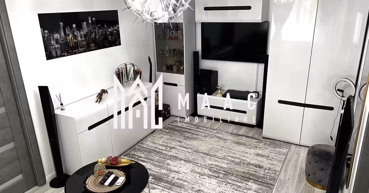 Apartament de vânzare cu 2 camere, mobilat în zona Vasile Aaron, Sibiu