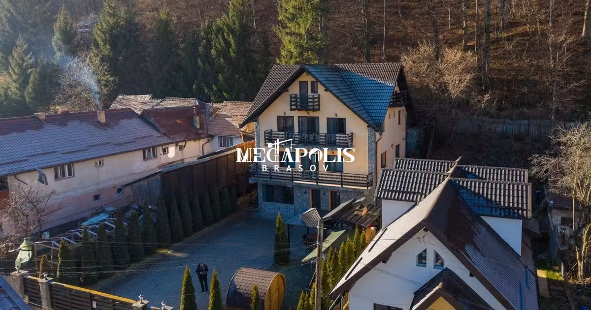 Hotel/Pensiune de vânzare de 180 mp, în Bran