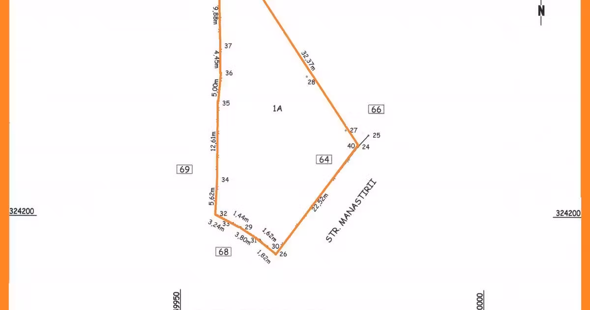 Teren Construcții intravilan de vânzare de 640 mp, în zona Clociov, Slatina