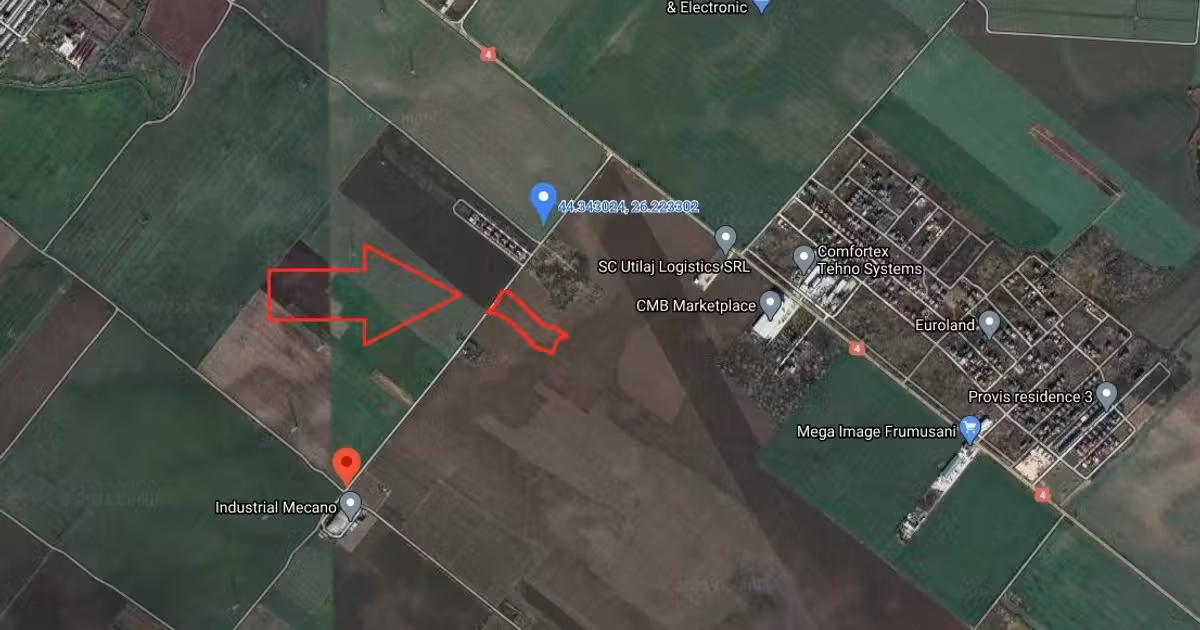 Teren Construcții intravilan de vânzare de 4053.56 mp, în Popești-Leordeni
