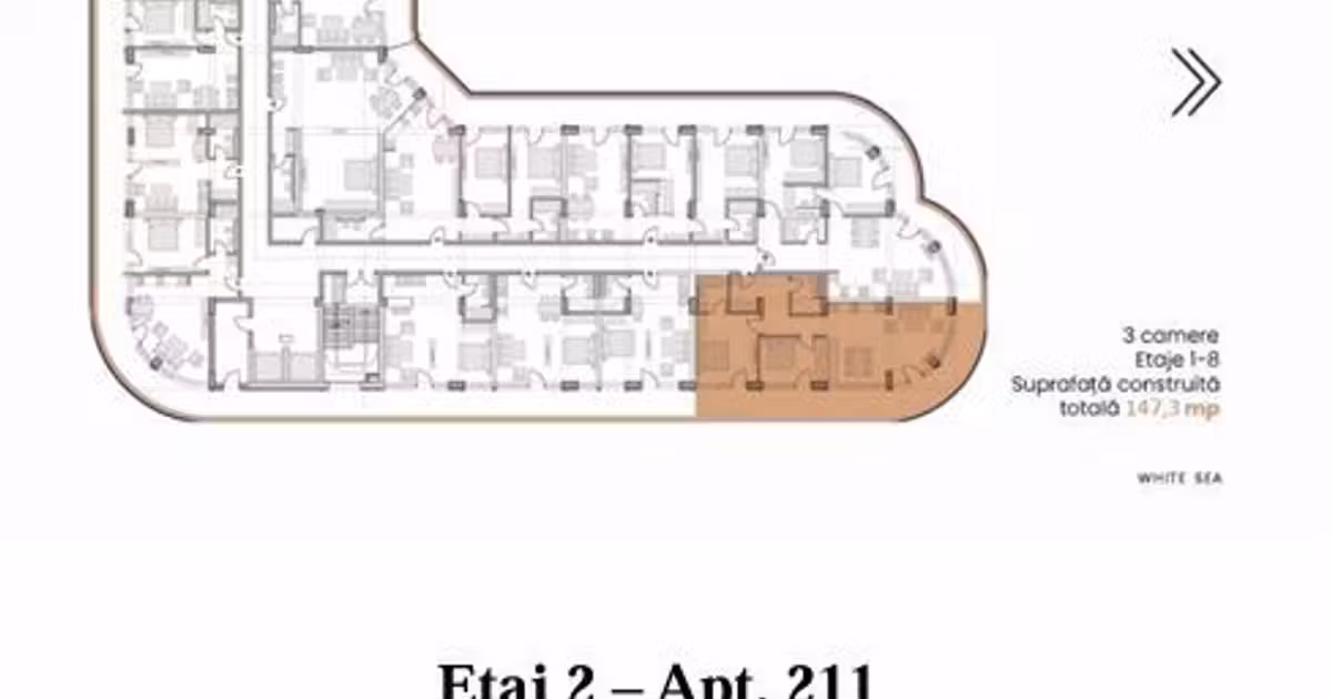 Apartament de vânzare cu 3 camere în Mamaia-Sat