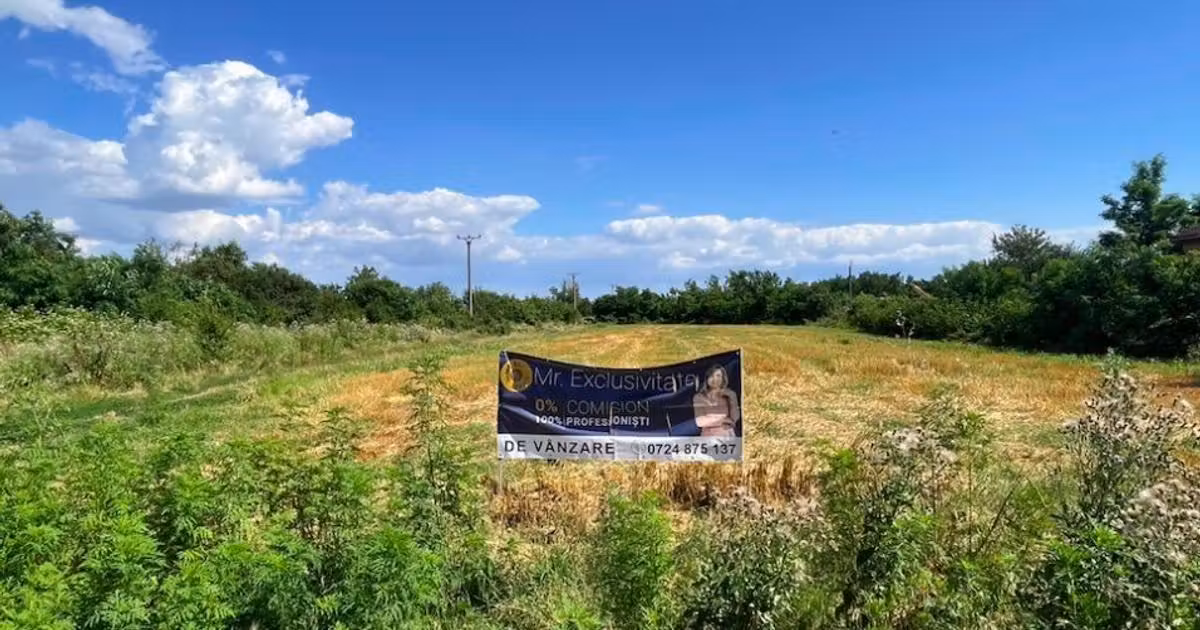 Teren Construcții intravilan de vânzare de 7500 mp, în Ogrezeni