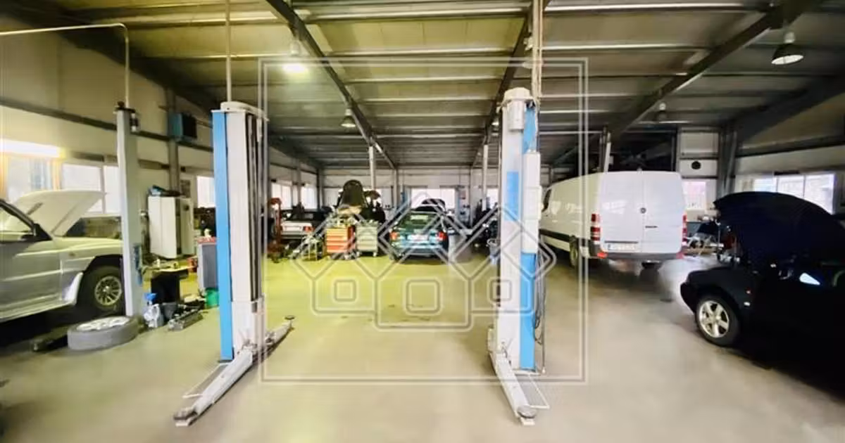 Spațiu industrial de vânzare de 488 mp, în Cisnădie