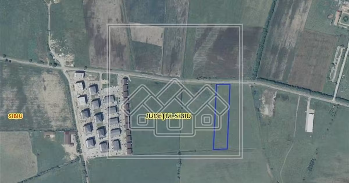 Teren agricol intravilan de vânzare de 10000 mp, în zona Exterior Vest, Sibiu