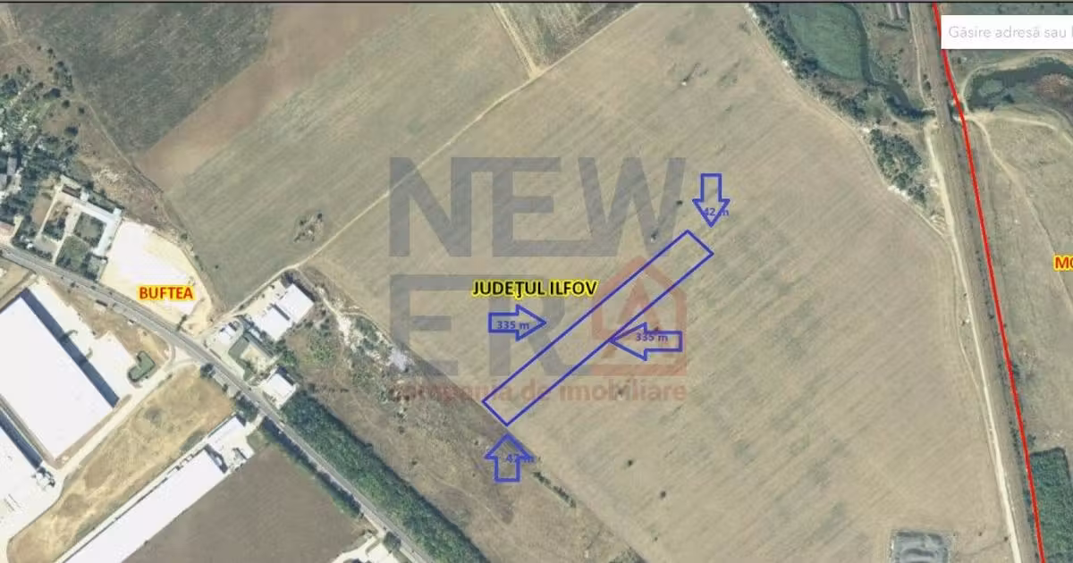 Teren Construcții intravilan de vânzare de 13999 mp, în Buftea