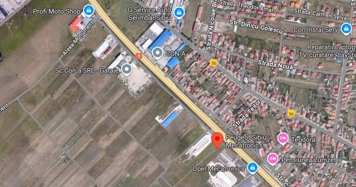 Teren Construcții extravilan de vânzare de 2000 mp, în zona Turnișor, Sibiu