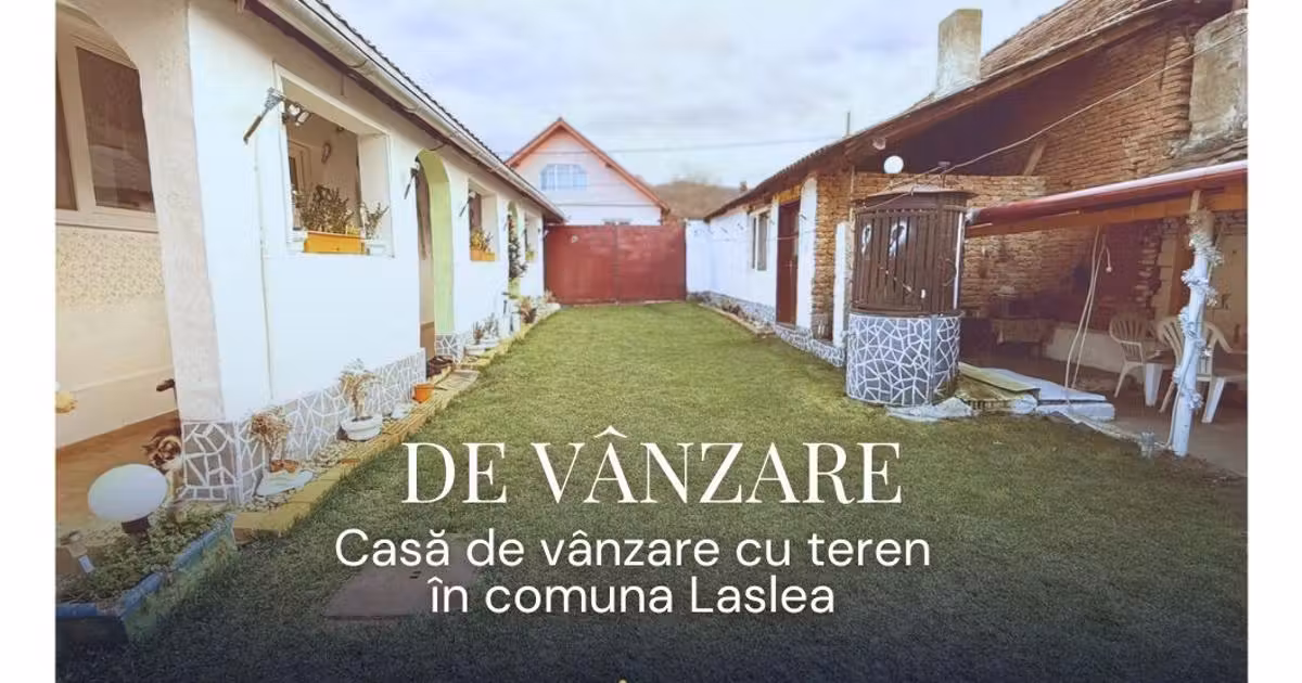 Casă individuală de vânzare cu 3 camere, mobilată în Laslea