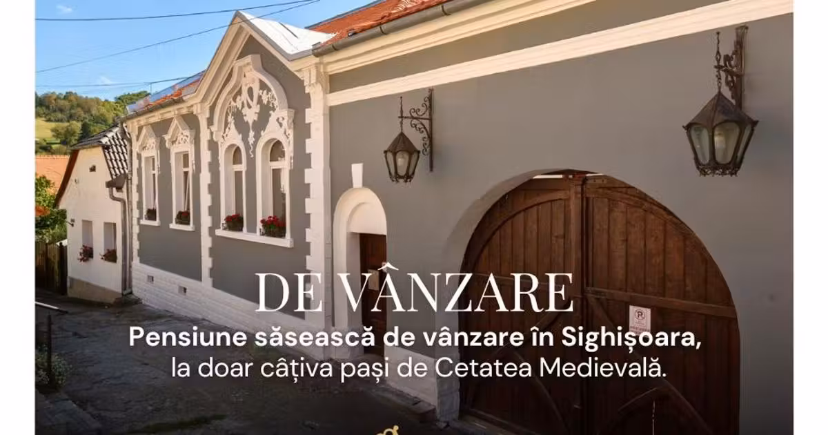 Hotel/Pensiune de vânzare de 500 mp, în Sighișoara