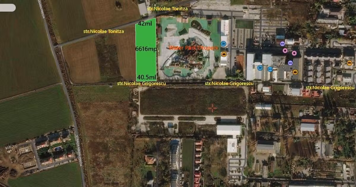 Teren Construcții intravilan de vânzare de 6616 mp, în Otopeni