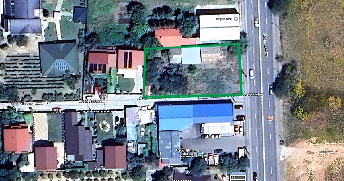 Teren investiție de vânzare 1310 mp în zona Nord, Galați