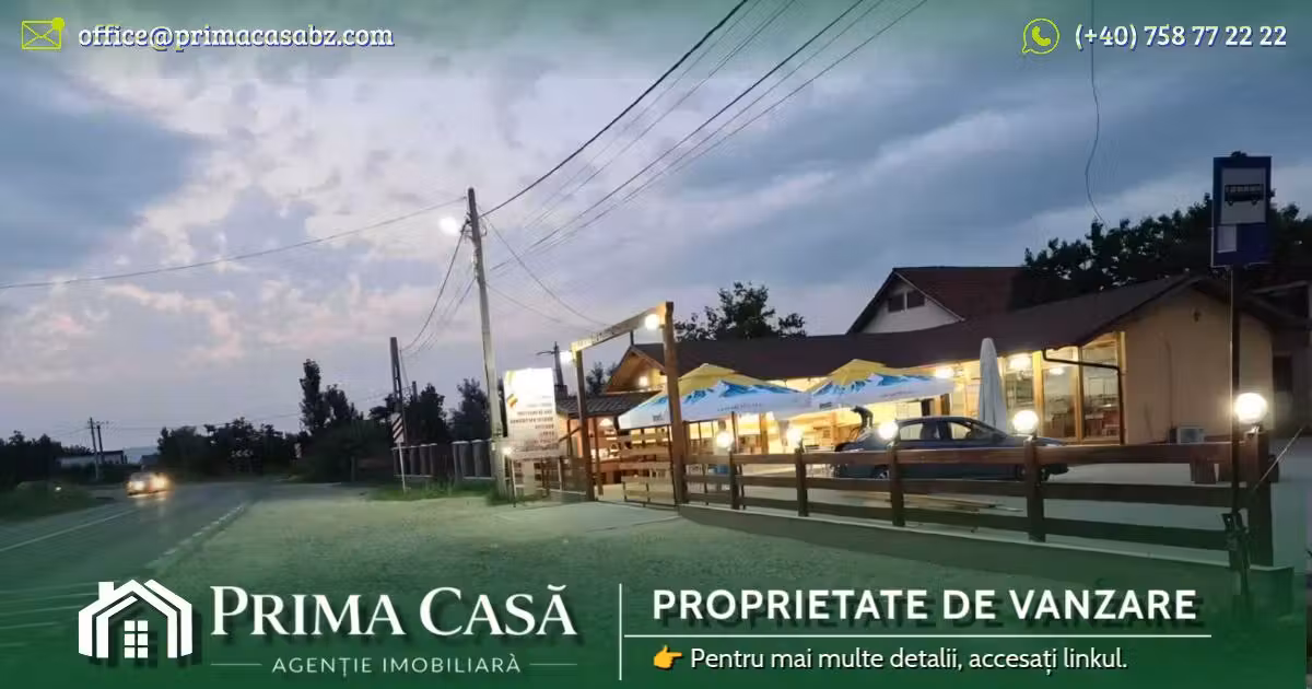 Spațiu comercial de vânzare 300 mp în Vernești