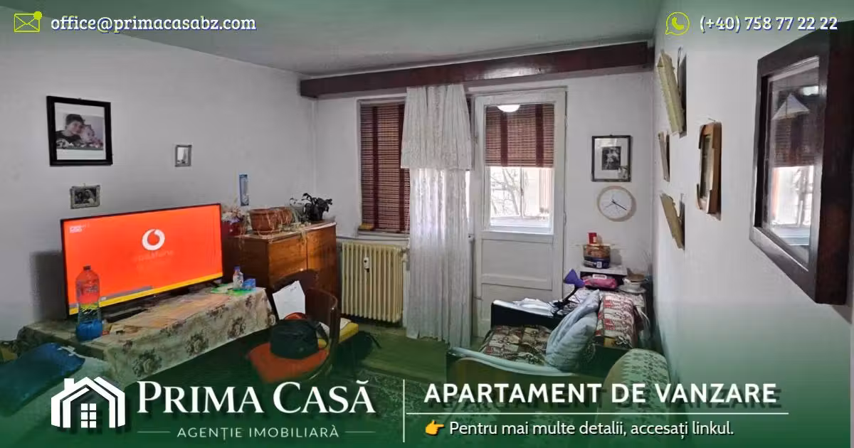 Apartament de vânzare cu 2 camere în zona Micro 14, Buzău