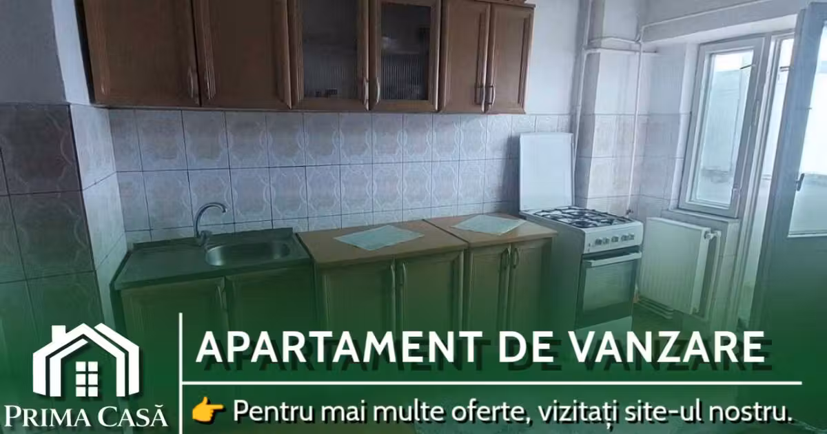 Apartament de vânzare cu 2 camere în zona Unirii Sud, Buzău