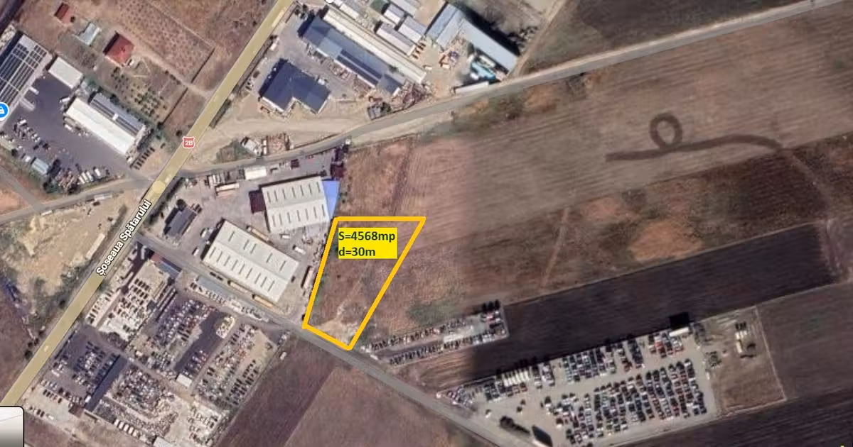 Teren intravilan de vânzare de 4570 mp, în Buzău