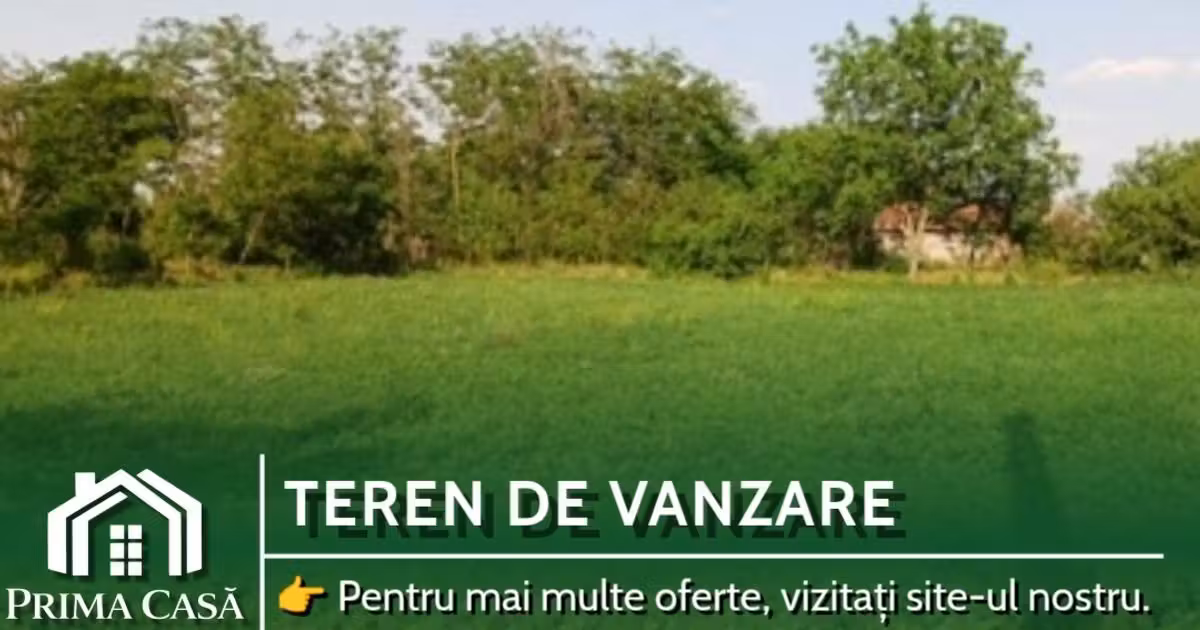 Teren intravilan de vânzare de 3580 mp, în Călțuna