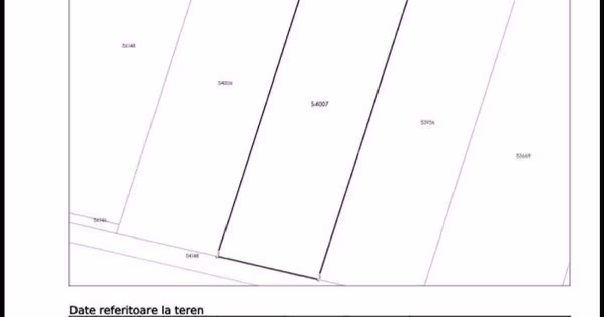 Teren Construcții intravilan de vânzare de 1500 mp, în Corunca