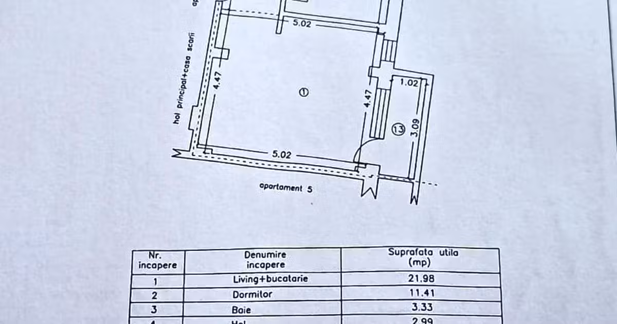 Apartament de vânzare cu 2 camere în Mamaia-Sat