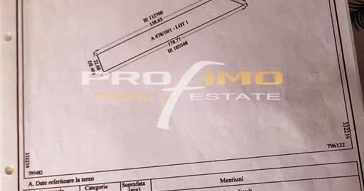 Teren agricol intravilan de vânzare de 3823 mp, în Agigea
