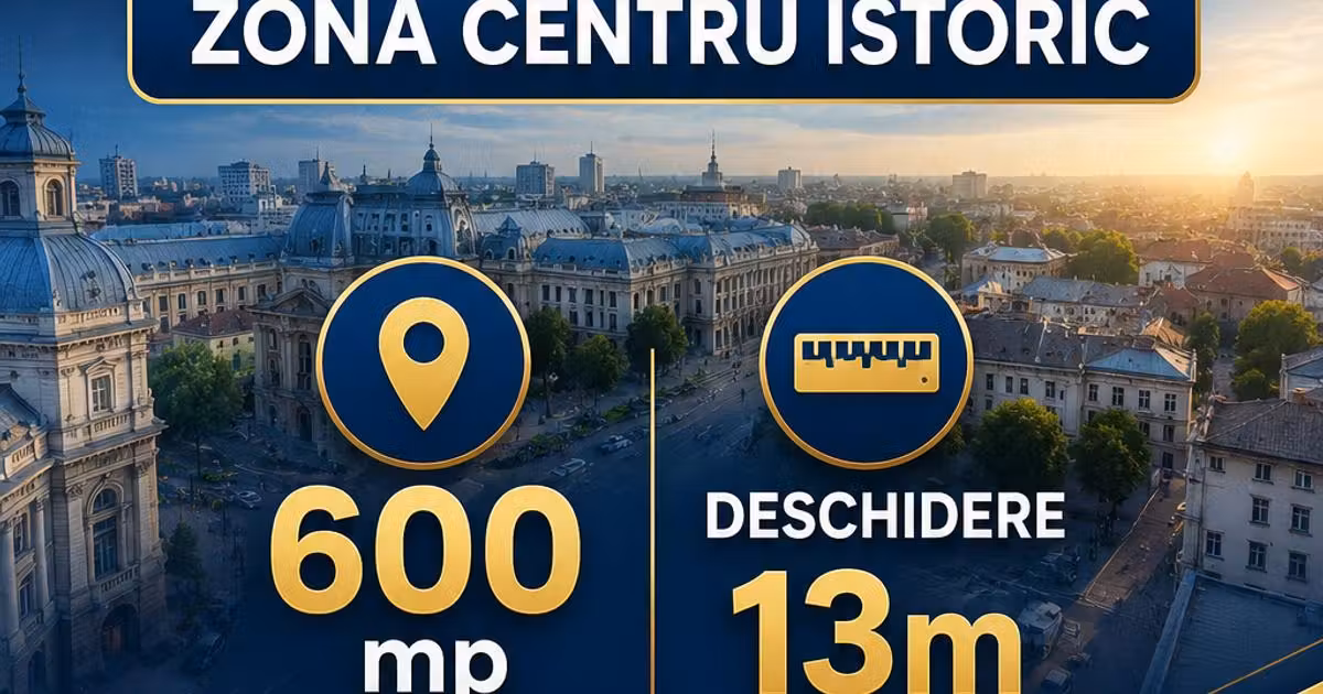 Teren Construcții intravilan de vânzare de 600 mp, în zona Ultracentral, Brăila